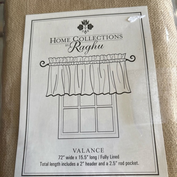 Home Collection Tan Curtains & Drapes Accents - Picture 1 of 6